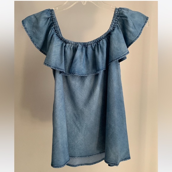 Chambray Convertible Shirt - Picture 1 of 2